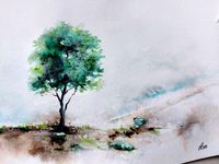 Landschaft Aquarell